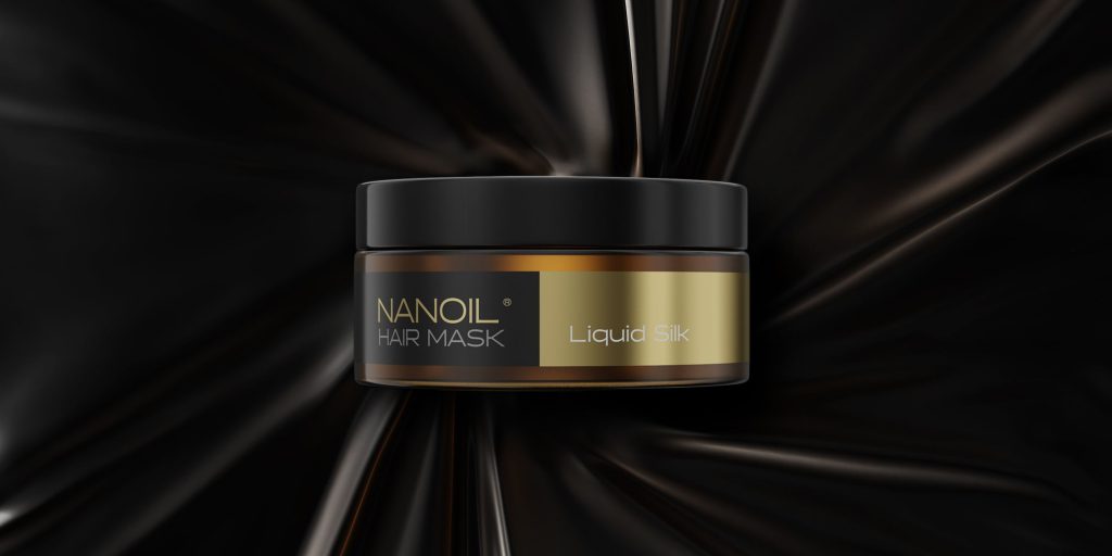maska do włosów nanoil z płynnym jedwabiem