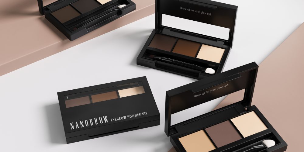 Trwała paleta cieni do brwi Nanobrow Powder Kit – opinie, cena, gdzie kupić