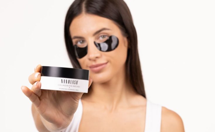 kolagenowe płatki pod oczy nanolash